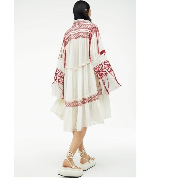 NEW LIMITED EDITION EMBROIDERED ZARA ATELIER DRESS - Picture 8 of 15